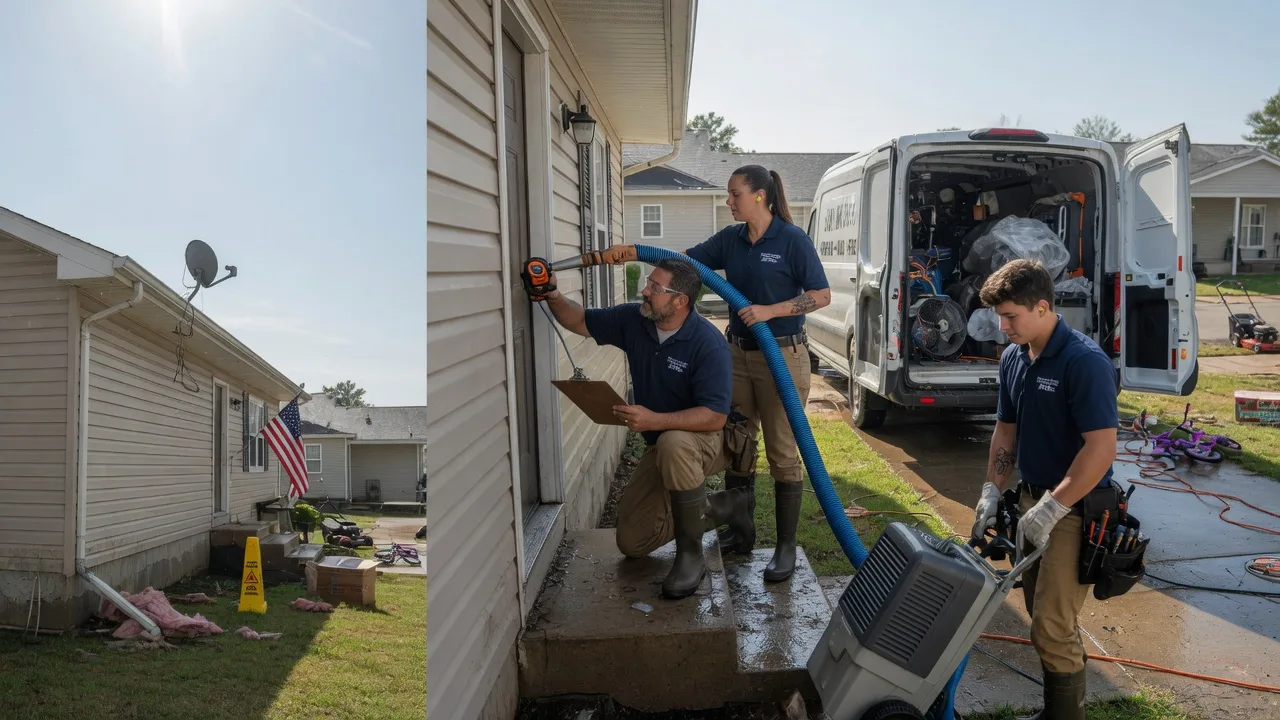 Ceiling Water Damage Restoration in Murrayville, IL near me